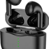 Hoco EW09 Earbud Bluetooth Handsfree Ακουστικά με Θήκη Φόρτισης Μαύρα