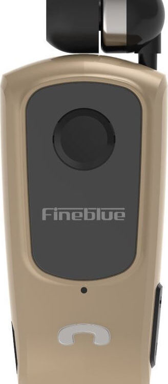 Fineblue F920 In-ear Bluetooth Handsfree Ακουστικό Πέτου Χρυσό