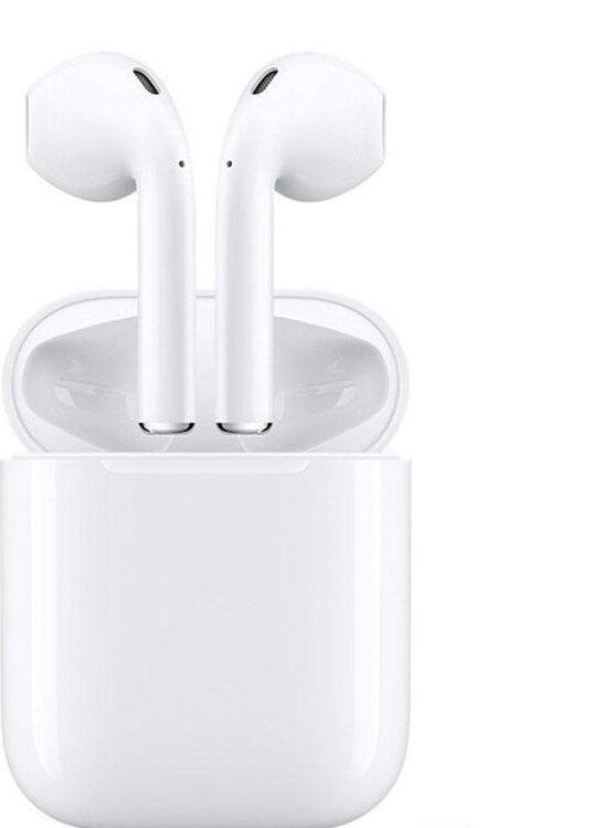 i12 Touch Earbud Bluetooth Handsfree Ακουστικά με Θήκη Φόρτισης Λευκά