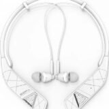 Ezra BW12 In-ear Bluetooth Handsfree Ακουστικά Λευκά