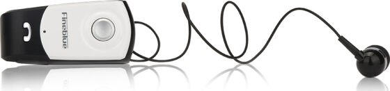 Fineblue F960 In-ear Bluetooth Handsfree Ακουστικό Πέτου Λευκό - Image 2