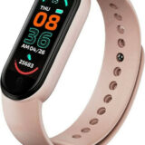 M6 Smart Band με Παλμογράφο Ροζ