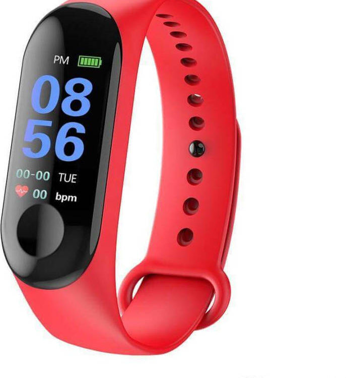 M3 Activity Tracker με Παλμογράφο Κόκκινο