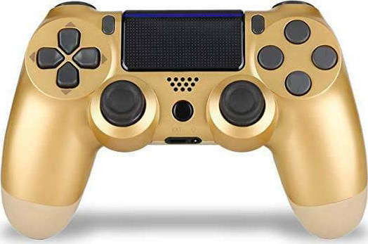 Doubleshock Ασύρματο Gamepad για PS4 Χρυσό