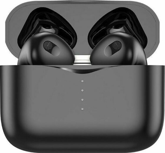 Hoco EW09 Earbud Bluetooth Handsfree Ακουστικά με Θήκη Φόρτισης Μαύρα - Image 3