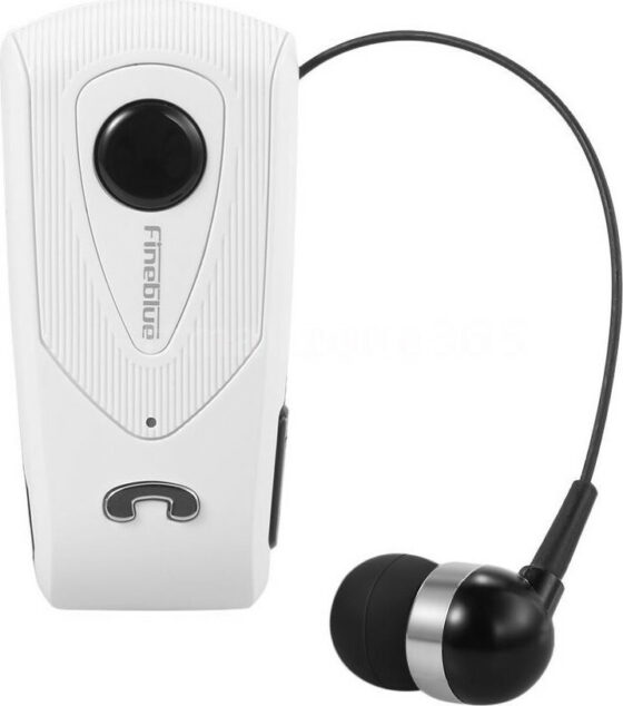 Fineblue F930 In-ear Bluetooth Handsfree Ακουστικό Πέτου Λευκό - Image 3