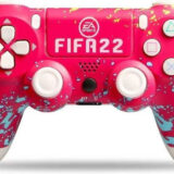 Doubleshock FIFA Ασύρματο Gamepad για PS4 Ροζ
