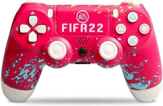 Doubleshock FIFA Ασύρματο Gamepad για PS4 Ροζ