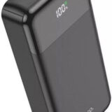 Hoco J102A Power Bank 20000mAh 20W με Θύρα USB-A και Θύρα USB-C Quick Charge 3.0 Μαύρο