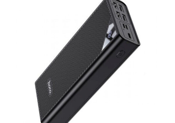 Hoco DB04 Power Bank 30000mAh με 4 Θύρες USB-A και 3 Θύρες USB-C Μαύρο
