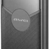 Awei P32K Power Bank 10000mAh με 2 Θύρες USB-A και Θύρα USB-C Μαύρο