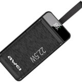 Awei P142K Power Bank 50000mAh 22.5W με 3 Θύρες USB-A και Θύρα USB-C Power Delivery Μαύρο