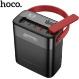 Hoco J143 Power Bank 80000mAh 22.5W με 2 Θύρες USB-A και 3 Θύρες USB-C Μαύρο