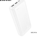 Hoco J123A Power Bank 20000mAh με 2 Θύρες USB-A και 2 Θύρες USB-C Λευκό