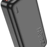 Hoco J101A Astute Power Bank 20000mAh 20W με 2 Θύρες USB-A και Θύρα USB-C Power Delivery Μαύρο