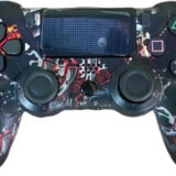 Doubleshock Ασύρματο Gamepad για PS4 Black Ace