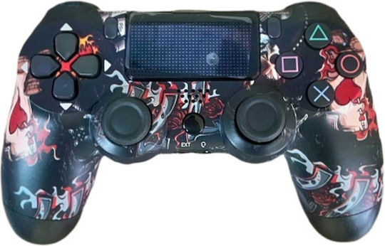Doubleshock Ασύρματο Gamepad για PS4 Black Ace