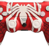 Doubleshock Spider Ασύρματο Gamepad για PS4 Κόκκινο
