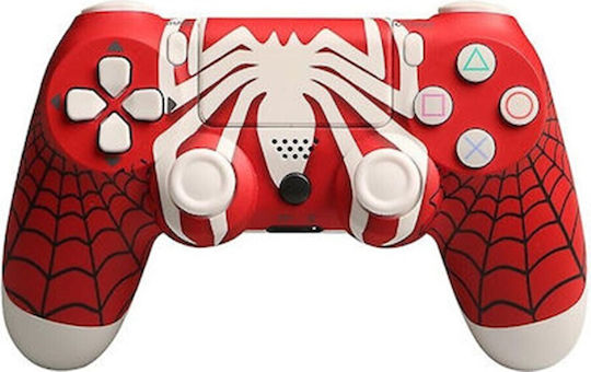 Doubleshock Spider Ασύρματο Gamepad για PS4 Κόκκινο