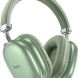 Hoco W35 MAX Ασύρματα/Ενσύρματα Over Ear Ακουστικά με 40 ώρες Λειτουργίας Πράσινα