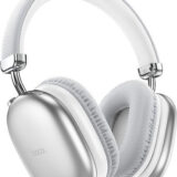 Hoco W35 MAX Ασύρματα / Ενσύρματα Over Ear Ακουστικά με 40 ώρες Λειτουργίας Ασημί