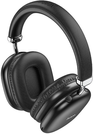 Hoco W35 MAX Ασύρματα / Ενσύρματα Over Ear Ακουστικά με 40 ώρες Λειτουργίας Μαύρα