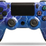 Doubleshock Lightning Ασύρματο Gamepad για PS4 Μπλε