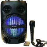 Σύστημα Karaoke με Ενσύρματo Μικρόφωνo QS-611 σε Μαύρο Χρώμα