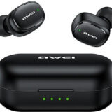 Awei T13 In-ear Bluetooth Handsfree Ακουστικά με Θήκη Φόρτισης Μαύρα