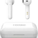 Fineblue Flypods J10 Earbud Bluetooth Handsfree Ακουστικά με Θήκη Φόρτισης Λευκά