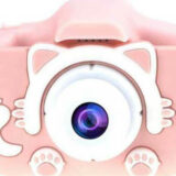 Q1 Kitty Kids Compact Φωτογραφική Μηχανή 12MP με Οθόνη 2" και Ανάλυση Video 4608 x 3456 pixels Ροζ