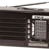 CMiK MK-958 Φορητό Ραδιόφωνο Επαναφορτιζόμενο με USB Μαύρο