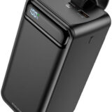Borofone BJ14D Power Bank 50000mAh με 2 Θύρες USB-A και Θύρα USB-C Μαύρο