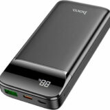 Hoco J89 Power Bank 10000mAh με Θύρα USB-A και Θύρα USB-C Power Delivery / Quick Charge 3.0 Μαύρο