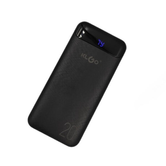 KLGO KP-89 Power Bank 20000mAh με Θύρα USB-A Μαύρο