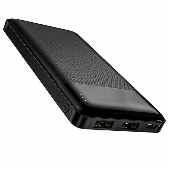 Hoco J72 Power Bank 10000mAh 10W με 2 Θύρες USB-A Μαύρο