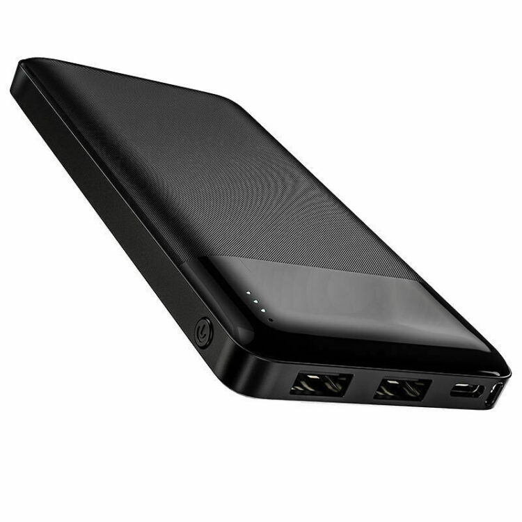 Hoco J72 Power Bank 10000mAh 10W με 2 Θύρες USB-A Μαύρο