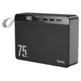 Hoco J94 Overlord Power Bank 75000mAh 22.5W με 3 Θύρες USB-A και Θύρα USB-C Μαύρο