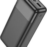 Hoco J72B Easy Travel Power Bank 30000mAh 22.5W με 2 Θύρες USB-A Μαύρο