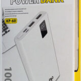 KLGO KP-60 Power Bank 10000mAh με 2 Θύρες USB-A Λευκό