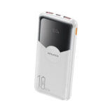 Awei P63K Power Bank 10000mAh 22.5W με 2 Θύρες USB-A και Θύρα USB-C Λευκό