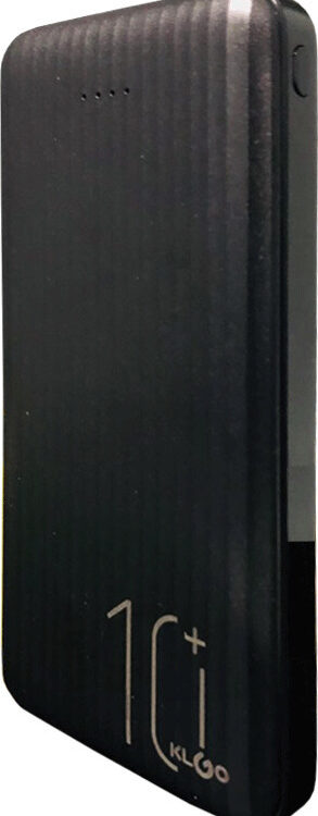 KLGO KP-56 Power Bank 10000mAh με 2 Θύρες USB-A Μαύρο