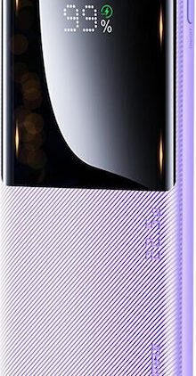 Remax RPP-622 Power Bank 10000mAh με 2 Θύρες USB-A και Θύρα USB-C Power Delivery Μωβ