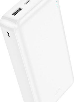 Hoco J100A Power Bank 20000mAh 10W με 2 Θύρες USB-A Λευκό
