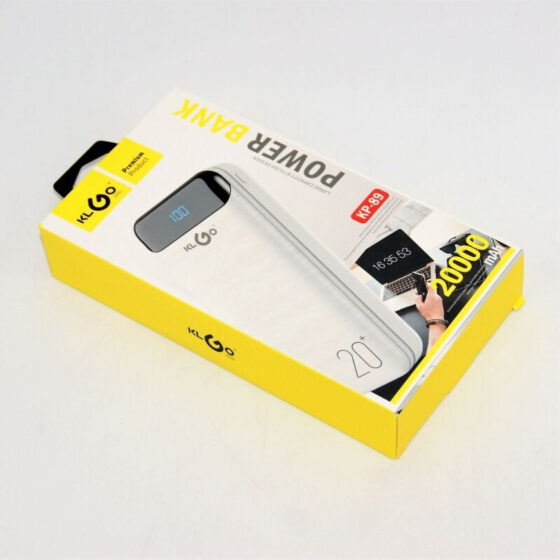 KLGO KP-89 Power Bank 20000mAh με Θύρα USB-A Μαύρο - Image 2