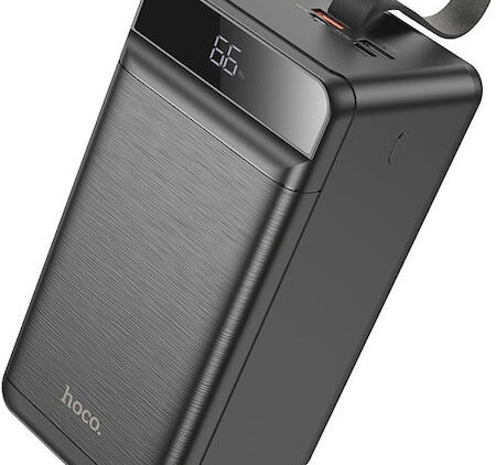 Hoco DB61 Power Bank 90000mAh 22.5W με 3 Θύρες USB-A και Θύρα USB-C Power Delivery / Quick Charge 3.0 Μαύρο