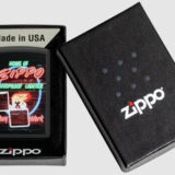 Zippo 48455 Neon Sign Design Steel Μαύρο