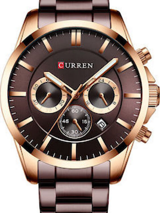 Curren 8358 Brown/Gold