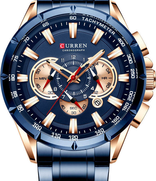 Curren 8363 Rose Gold/Blue