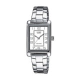 Casio Ρολόι με Ασημί Μεταλλικό Μπρασελέ LTP-1234PD-7BEG